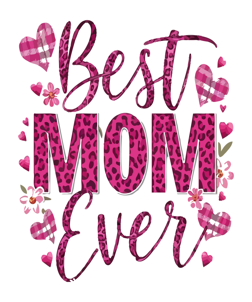 Best Mom Ever t-shirt gorgeous leopard print