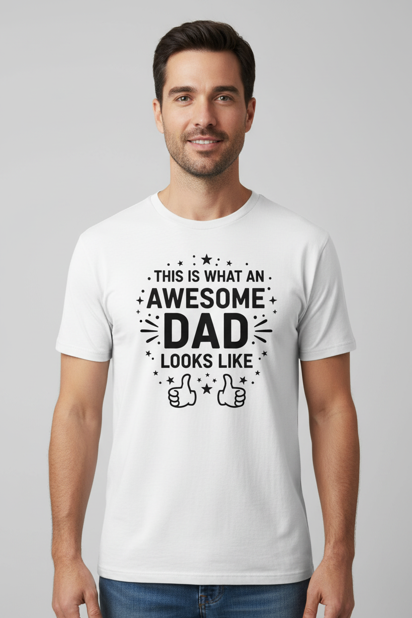 Funny Dad t-shirt showing his humor perfect for father's day