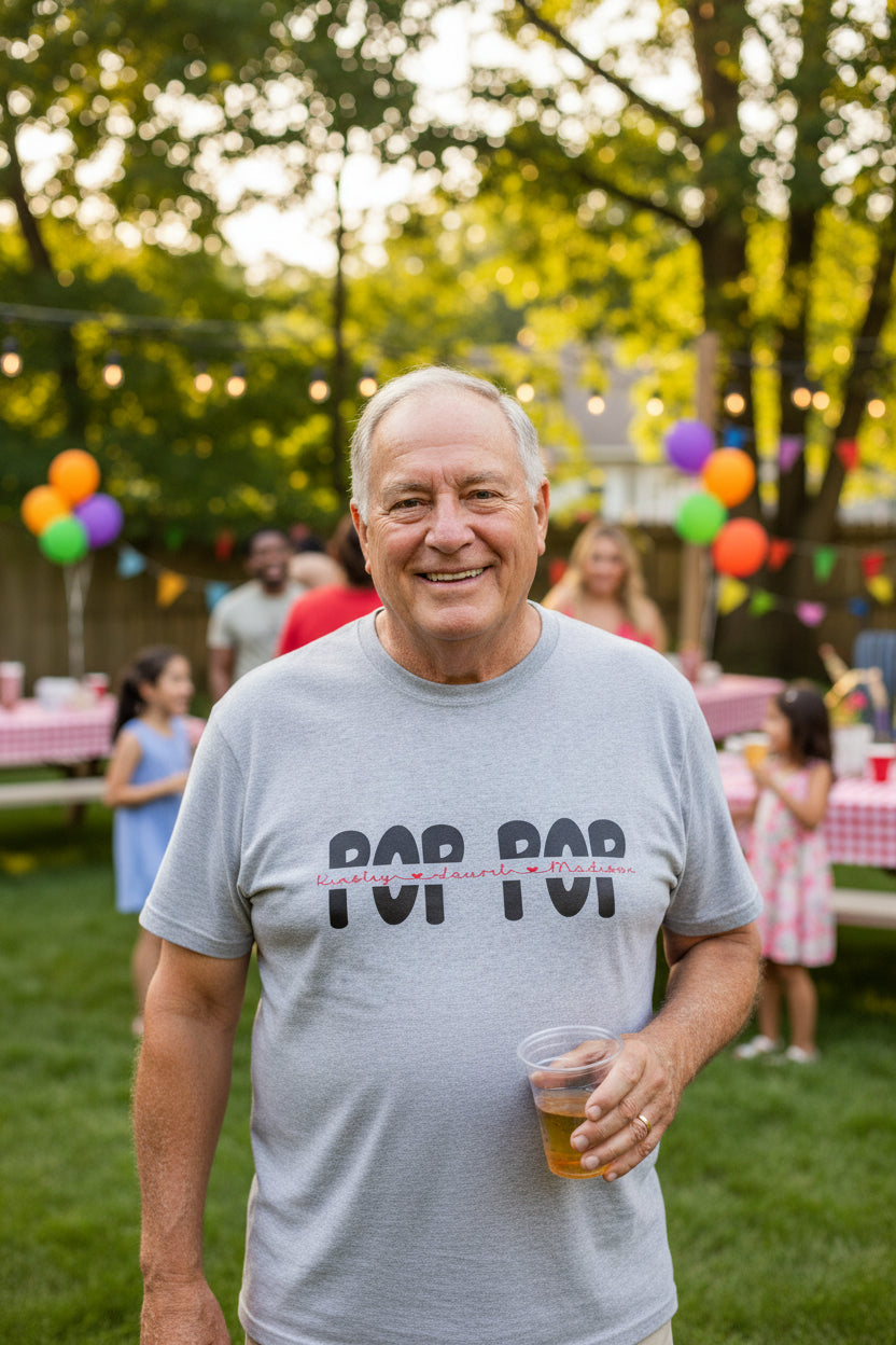 Personalized Family T-shirts!  Nana, Pop Pop, etc.
