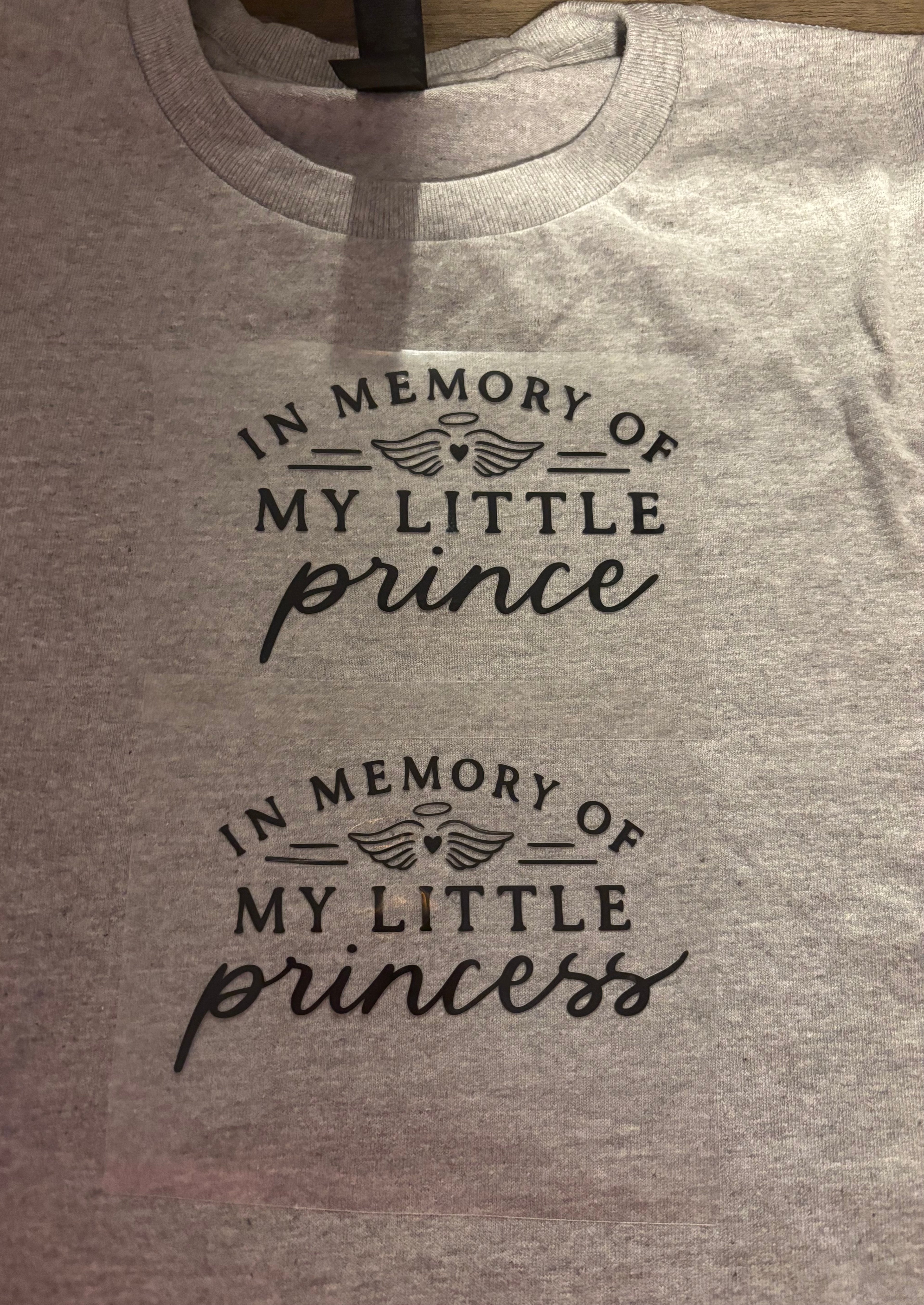 Cherish your loved ones memory with a personalized shirt; all ages