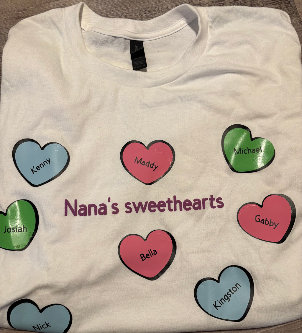 Custom "kisses" t-shirt for the family..any name