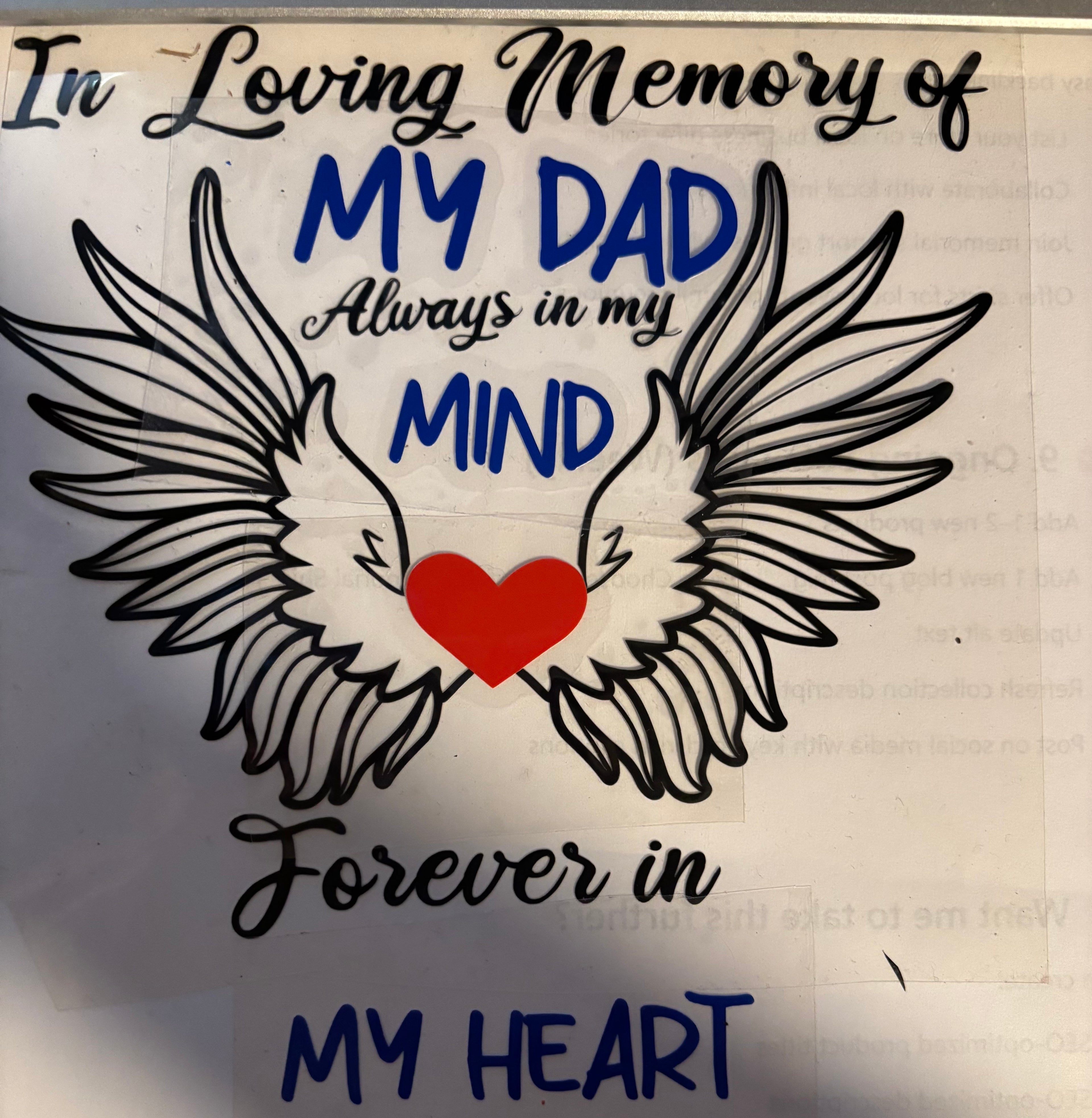 Cherish your loved ones memory with a personalized shirt; all ages