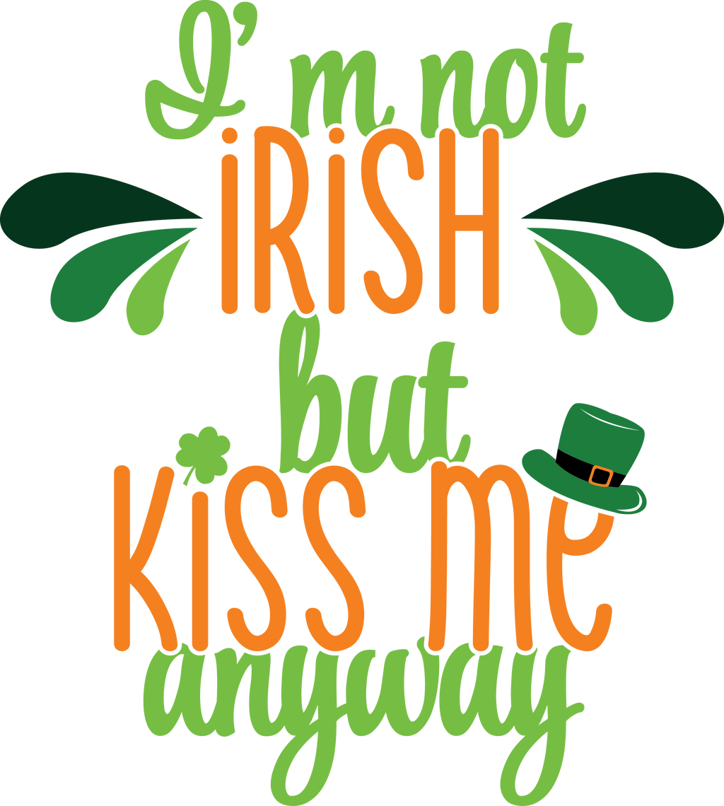 "Kiss me anyway" t-shirt St. Patrick's Day