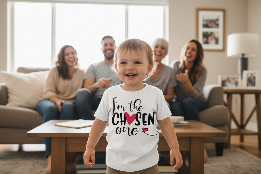"I'm the CHOSEN One"  t-shirt for adoption, makes a great gift!
