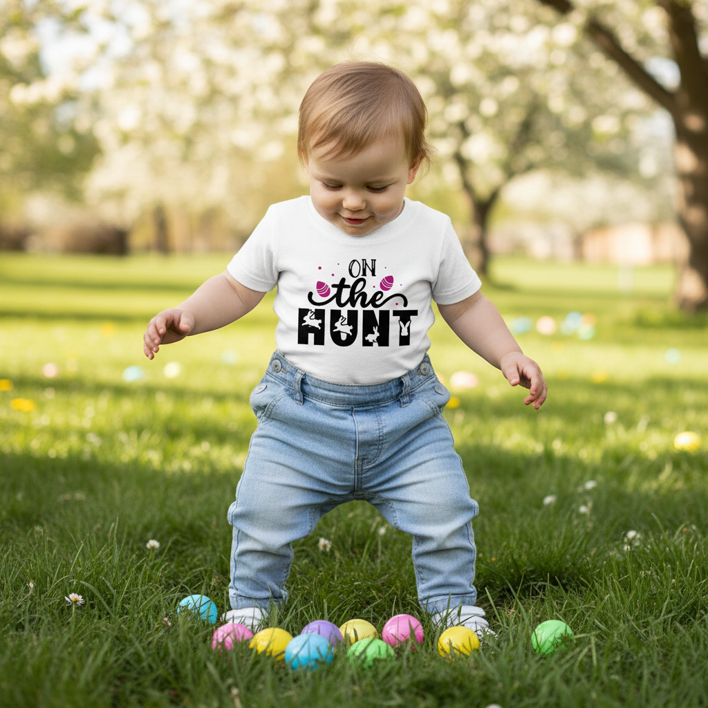 One the Hunt cute Easter t-shirt