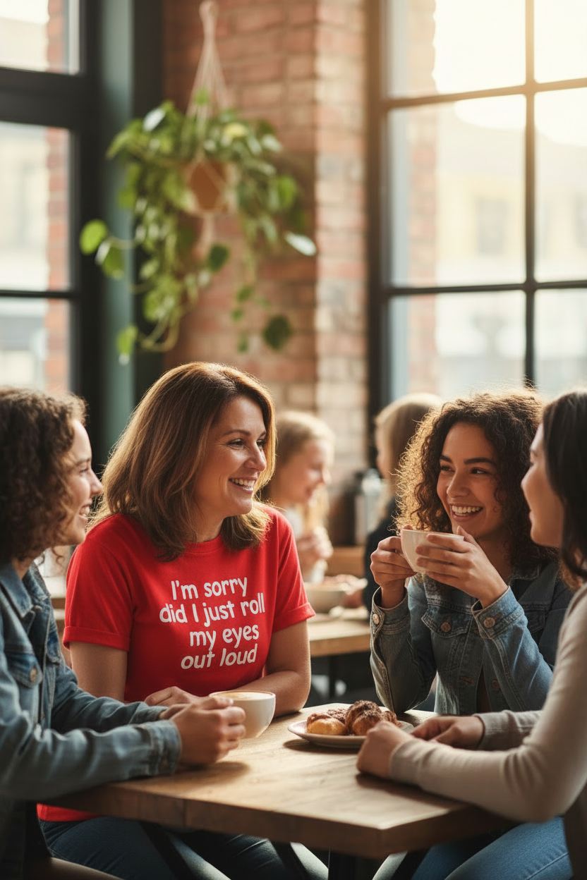 I'M SORRY DID I JUST ROLL MY EYES OUT LOUD? T-SHIRT FUNNY